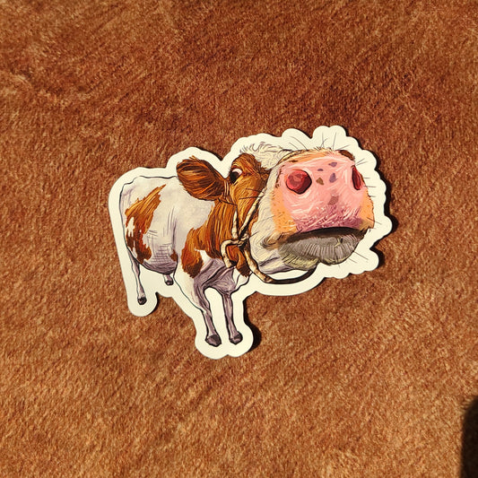 Nosey Cow Magnet