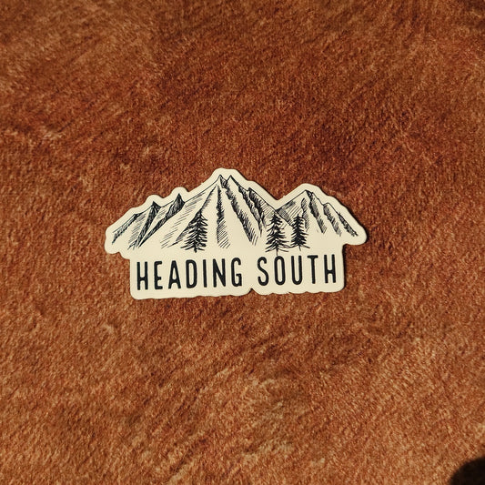 Heading South Sticker