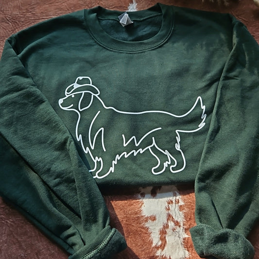 Cowboy Dog Sweatshirt