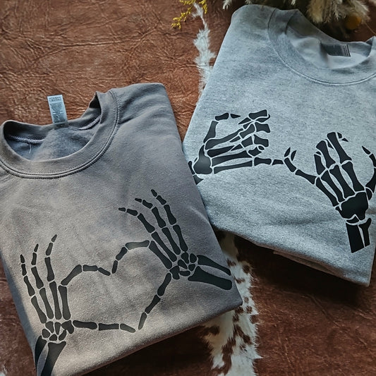 Love You Skeleton Sweatshirt