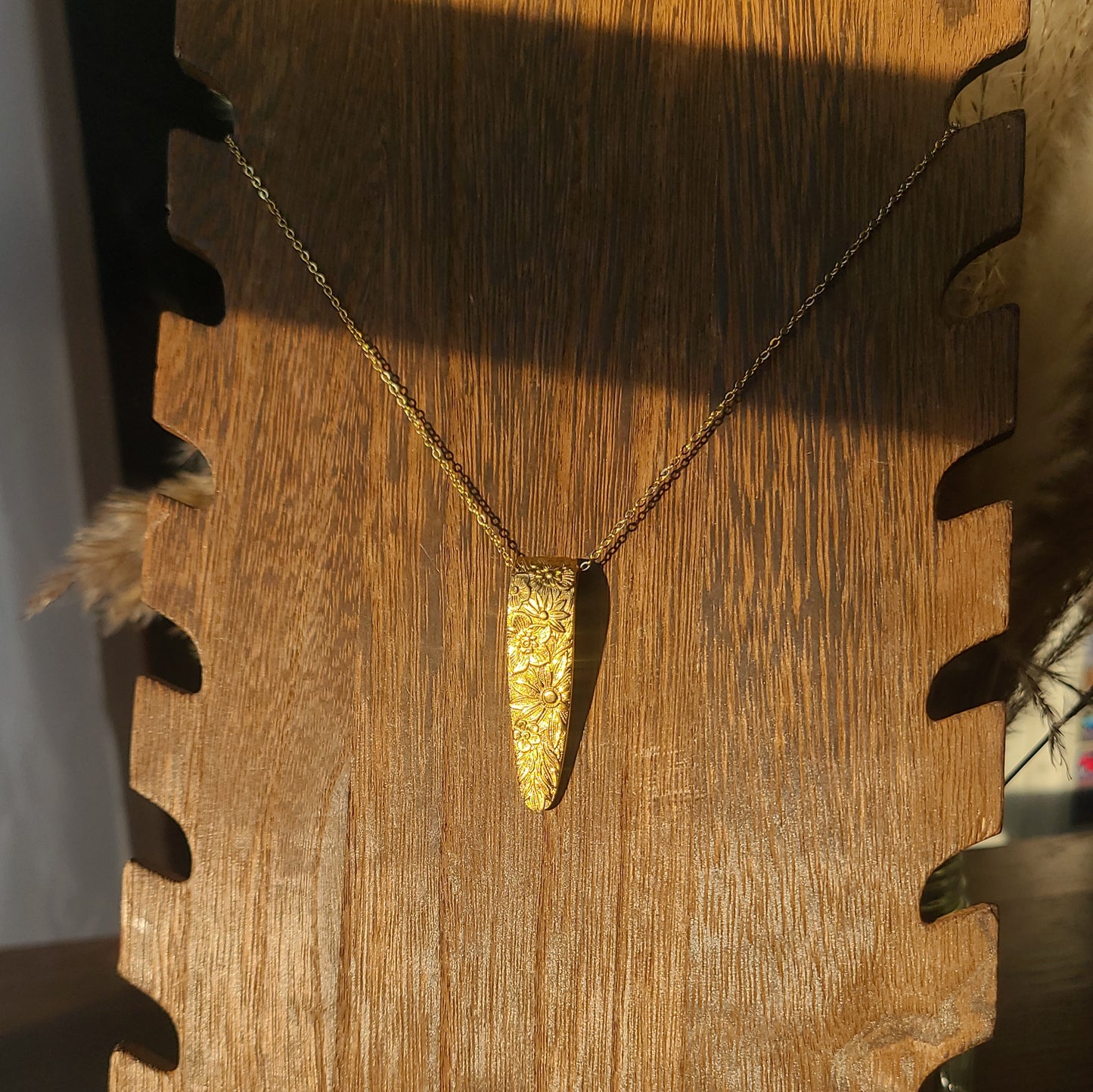 Gold Garden Spoon Necklace