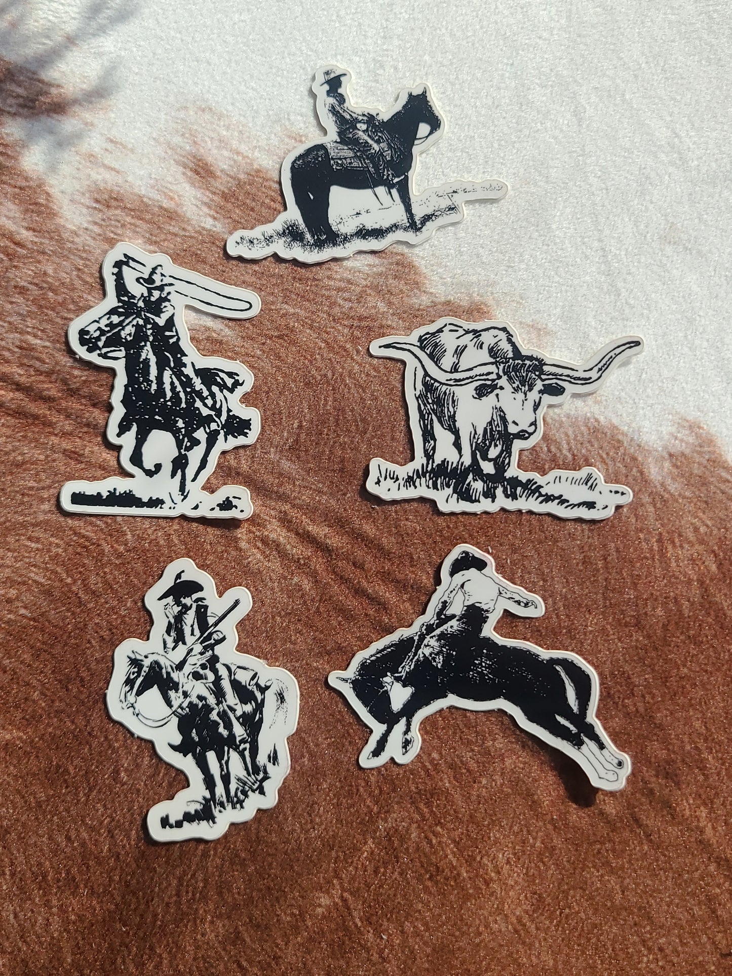 Cowboy Crews Mini Sticker